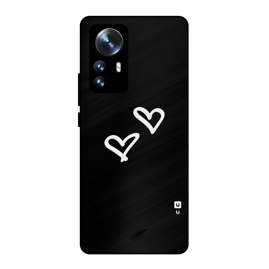 Hearts Love Metal Back Case for Xiaomi 12 Pro