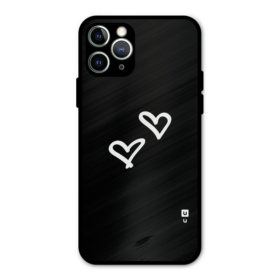 Hearts Love Metal Back Case for iPhone 11 Pro Max