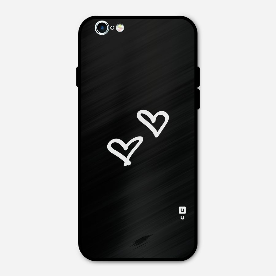 Hearts Love Metal Back Case for iPhone 6 6s