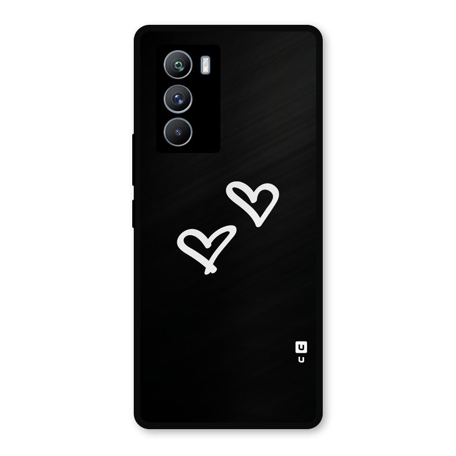 Hearts Love Metal Back Case for iQOO 9 SE