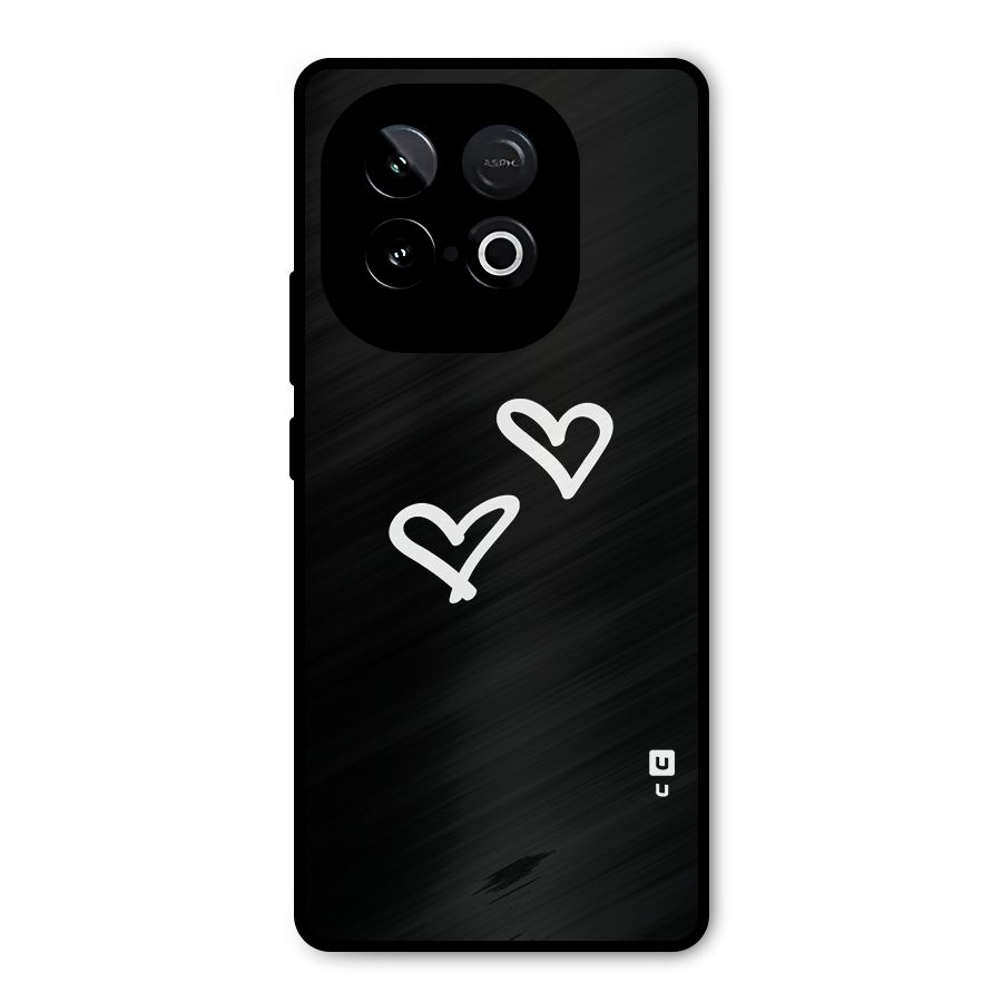 Hearts Love Metal Back Case for iQOO Neo 10