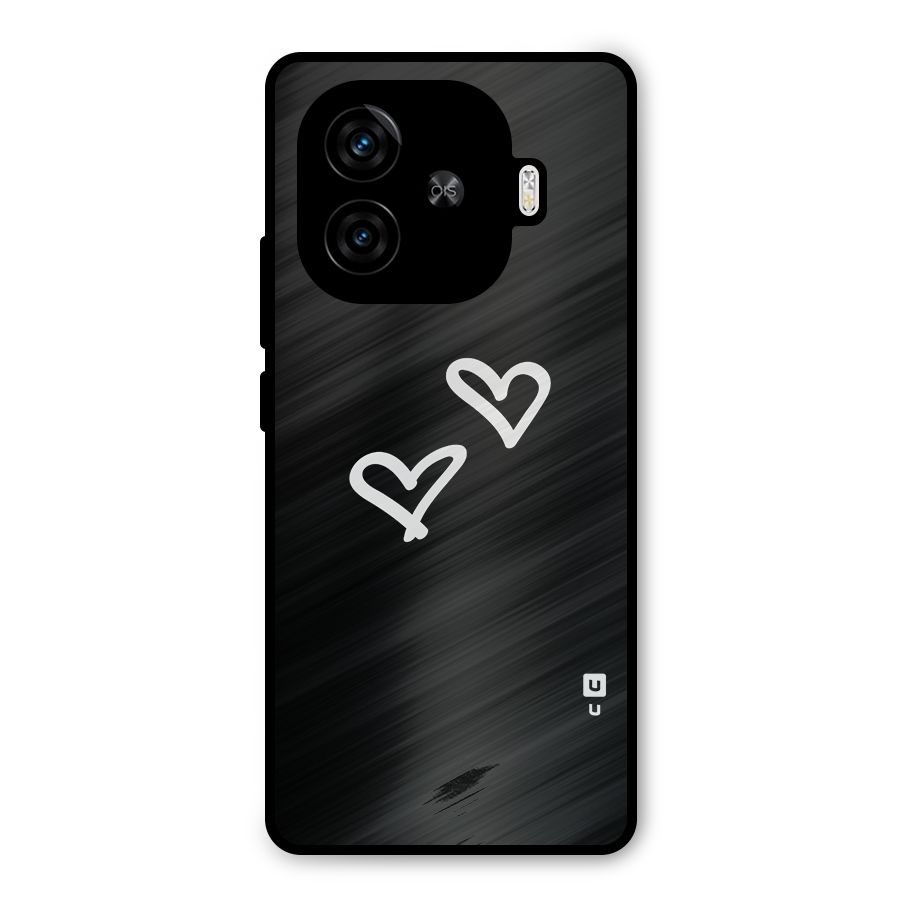 Hearts Love Metal Back Case for iQOO Neo 10R