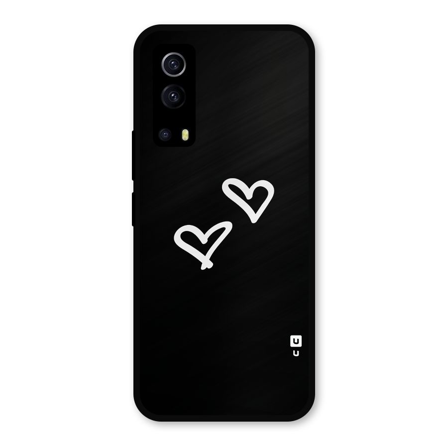 Hearts Love Metal Back Case for iQOO Z3