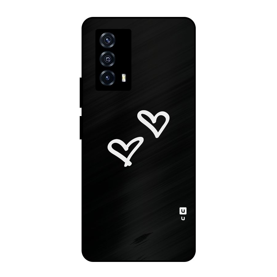 Hearts Love Metal Back Case for iQOO Z5