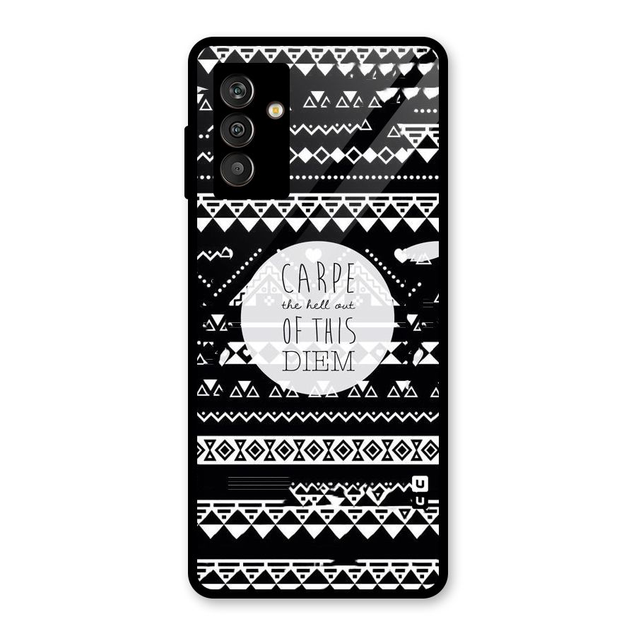 Hell Diem Glass Back Case for Galaxy M13