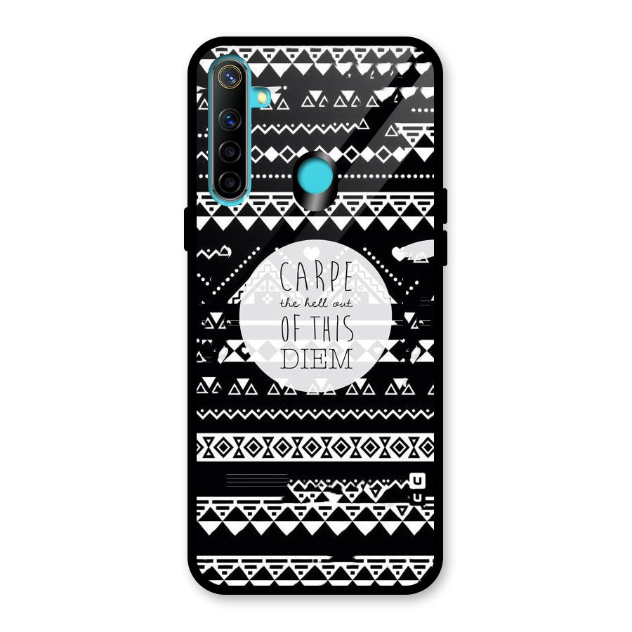 Hell Diem Glass Back Case for Realme 5i