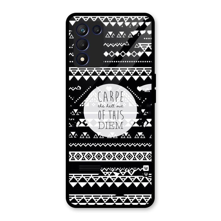 Hell Diem Glass Back Case for Realme 9 5G Speed