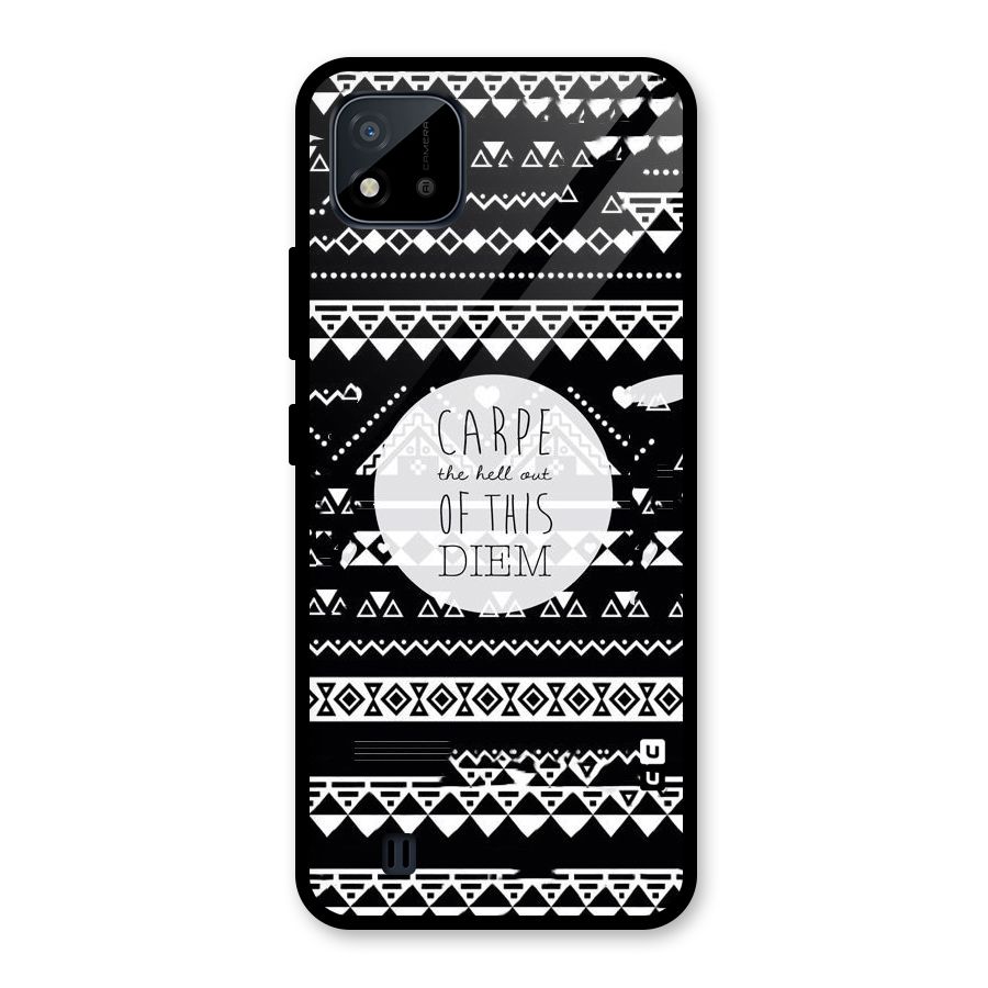 Hell Diem Glass Back Case for Realme C11 2021