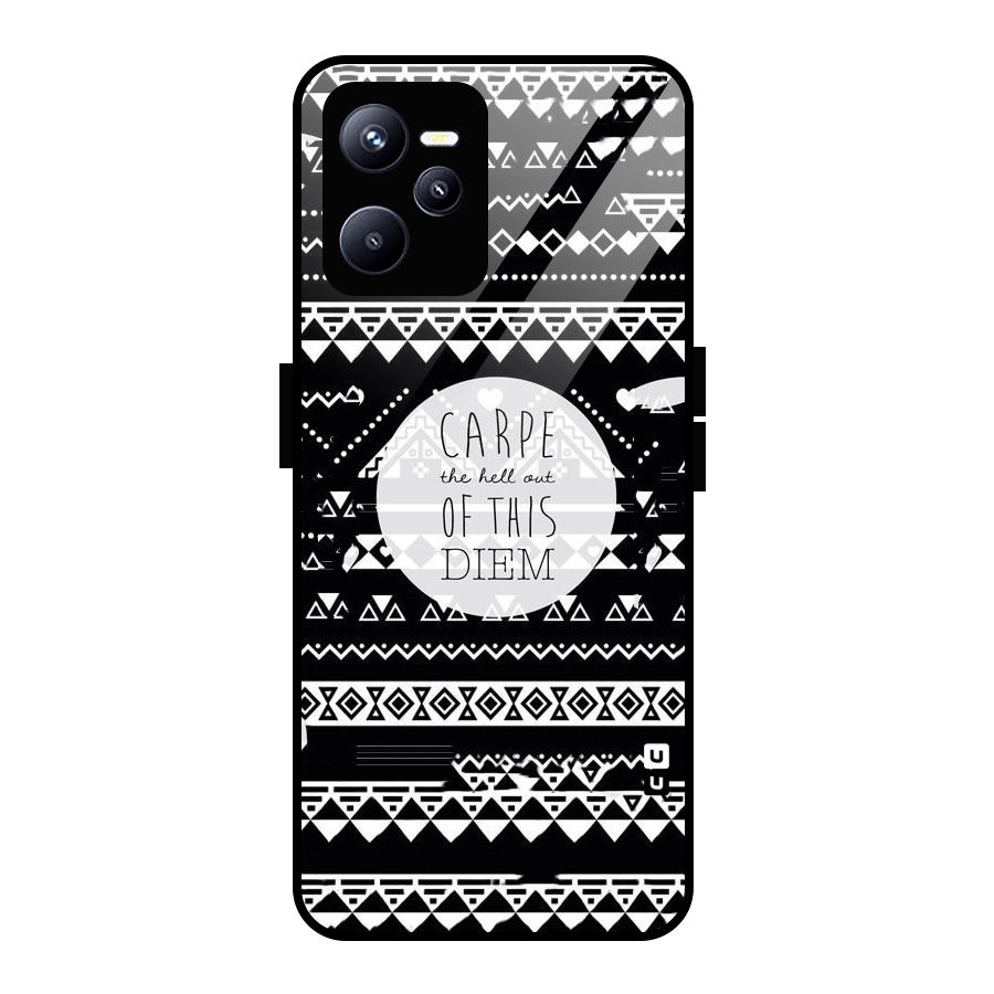 Hell Diem Glass Back Case for Realme C35