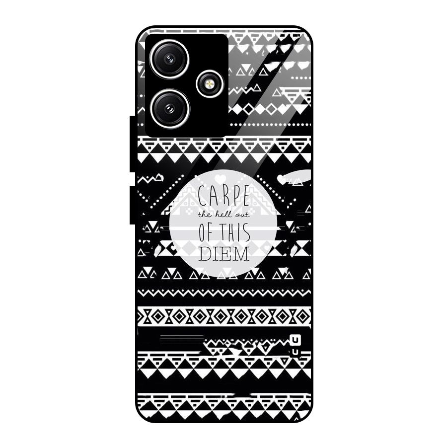 Hell Diem Glass Back Case for Redmi 12 5G