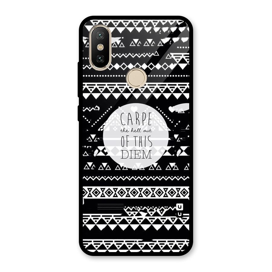 Hell Diem Glass Back Case for Redmi A2