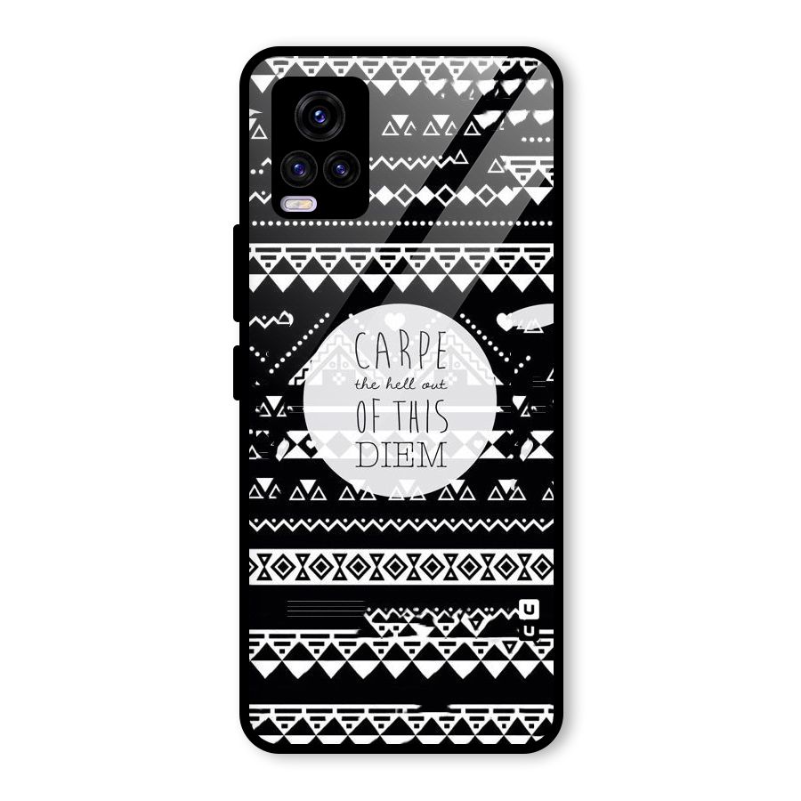Hell Diem Glass Back Case for Vivo V20 2021