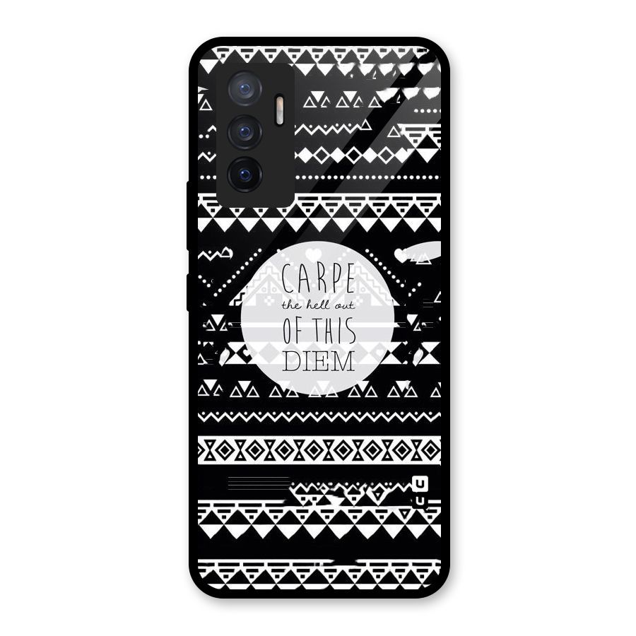 Hell Diem Glass Back Case for Vivo V23e