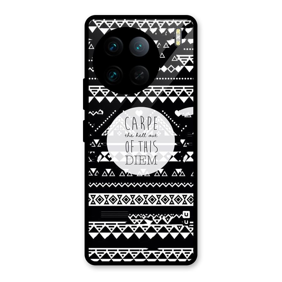 Hell Diem Glass Back Case for Vivo X90 Pro