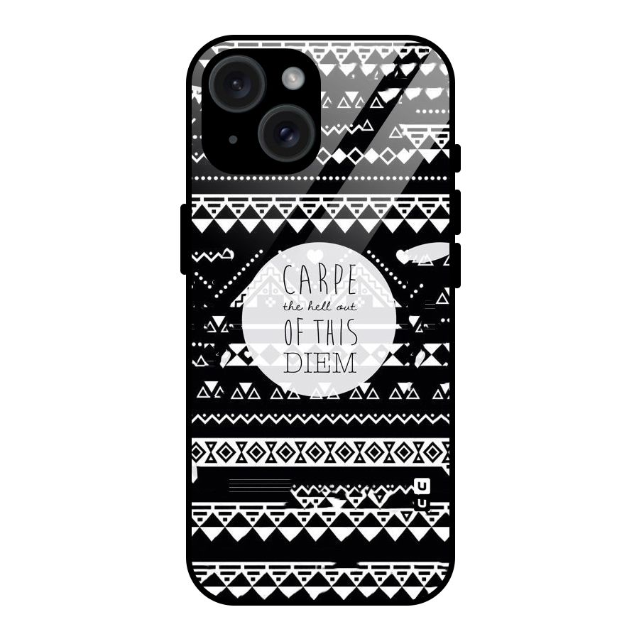 Hell Diem Glass Back Case for iPhone 15