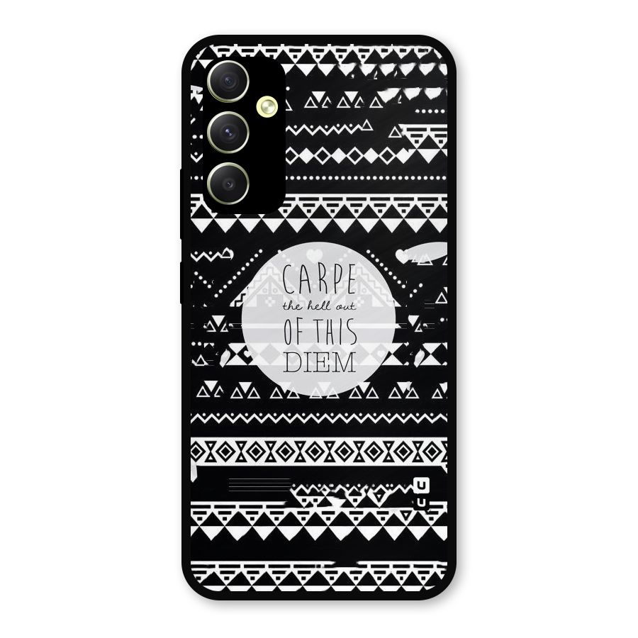 Hell Diem Metal Back Case for Galaxy A34