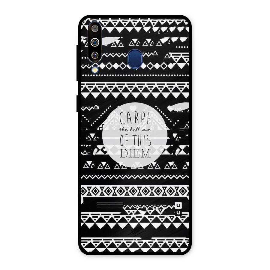 Hell Diem Metal Back Case for Galaxy M30