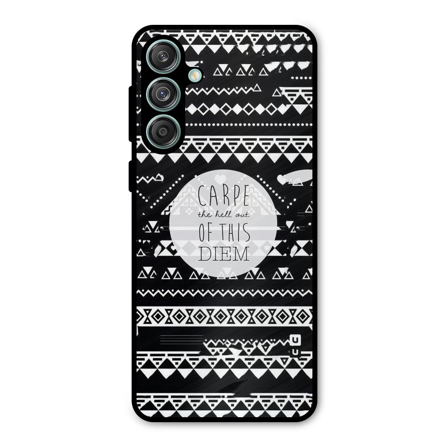 Hell Diem Metal Back Case for Galaxy M55 5G