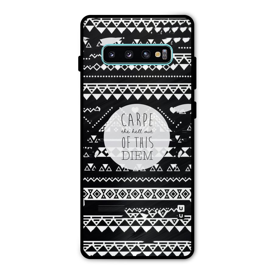 Hell Diem Metal Back Case for Galaxy S10 Plus