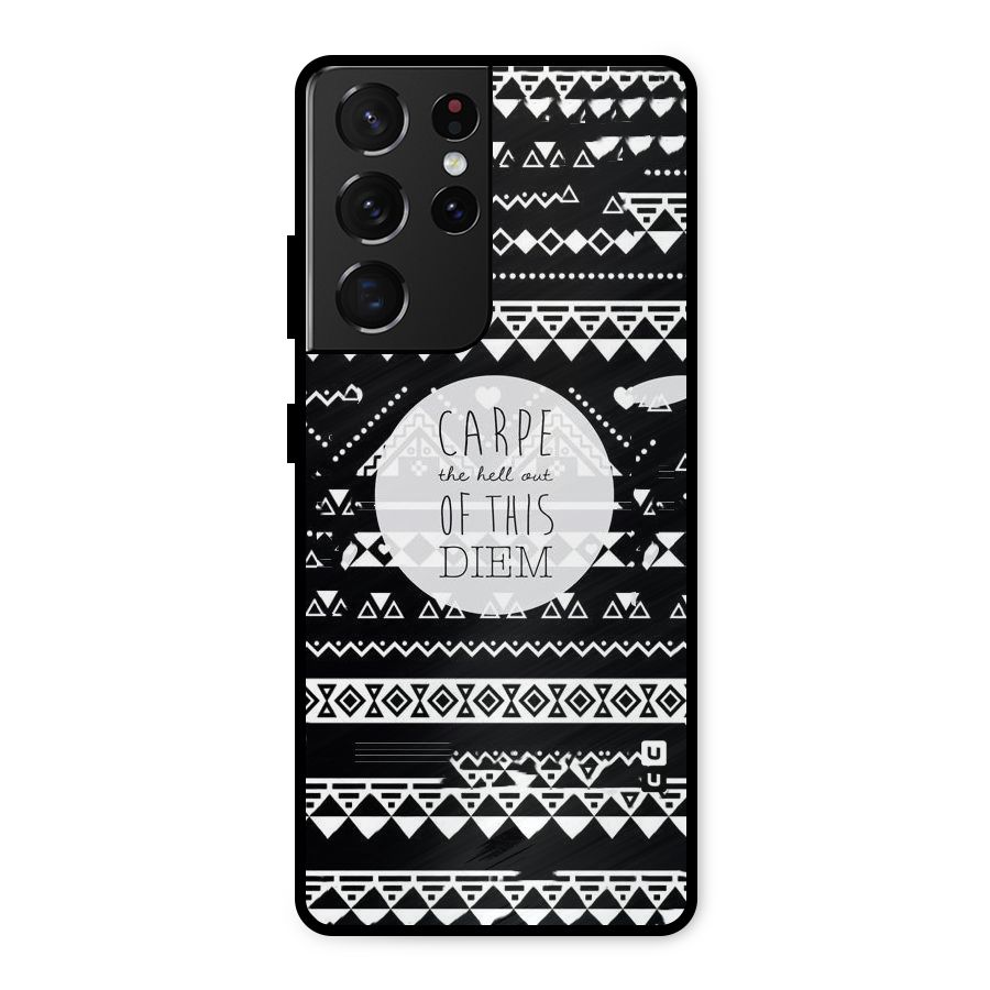 Hell Diem Metal Back Case for Galaxy S21 Ultra 5G