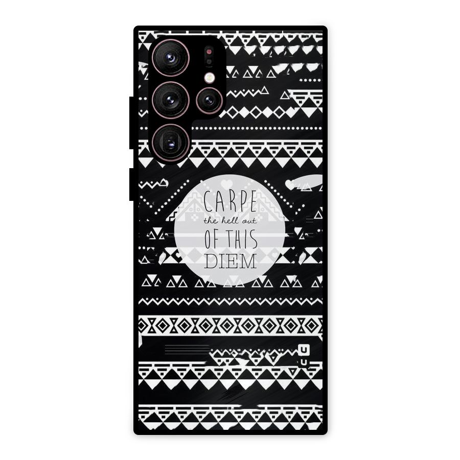 Hell Diem Metal Back Case for Galaxy S22 Ultra 5G