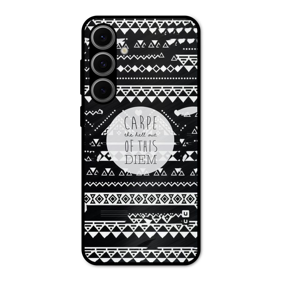 Hell Diem Metal Back Case for Galaxy S24 FE