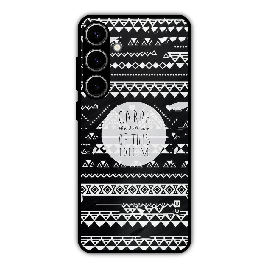 Hell Diem Metal Back Case for Galaxy S24 Plus