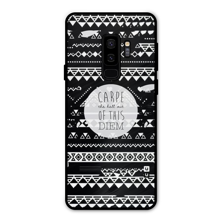 Hell Diem Metal Back Case for Galaxy S9 Plus