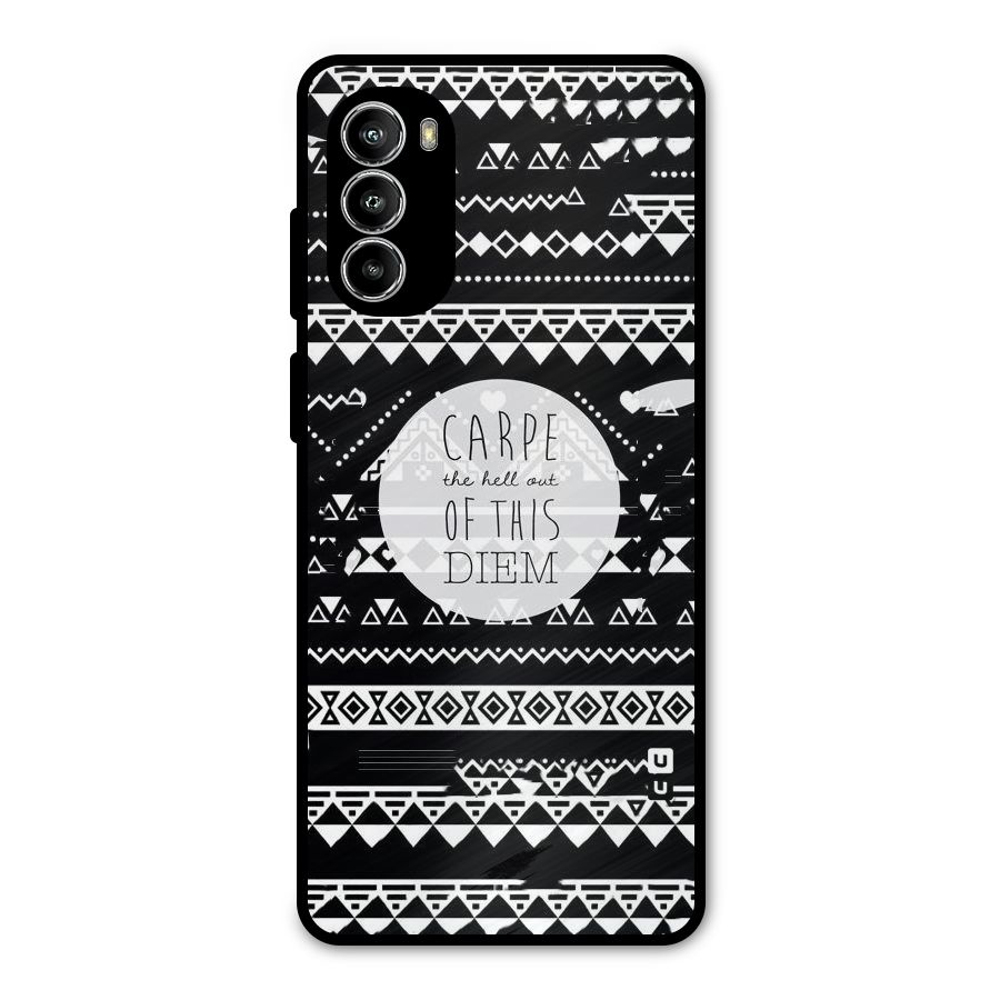Hell Diem Metal Back Case for Moto G82