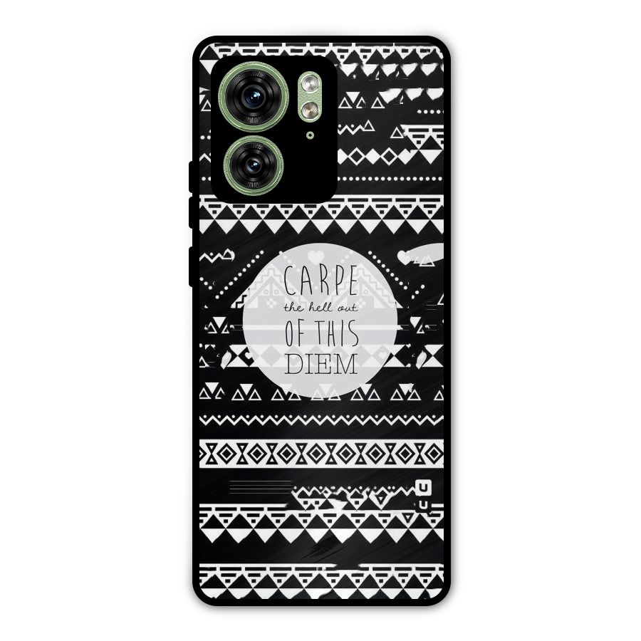 Hell Diem Metal Back Case for Motorola Edge 40 5G