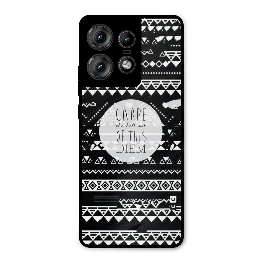 Hell Diem Metal Back Case for Motorola Edge 50 Pro