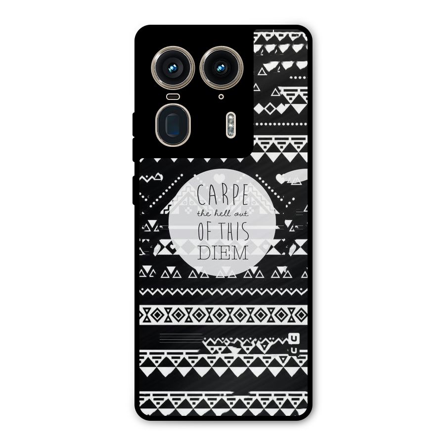 Hell Diem Metal Back Case for Motorola Edge 50 Ultra