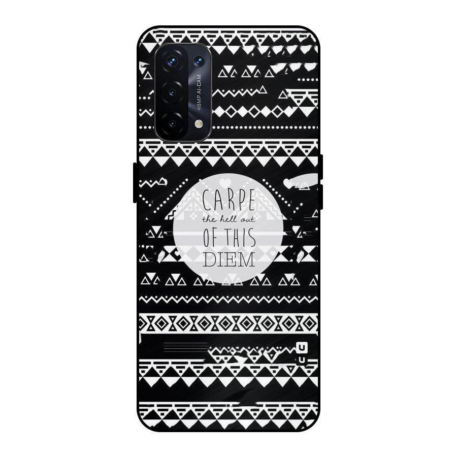 Hell Diem Metal Back Case for Oppo A74 5G