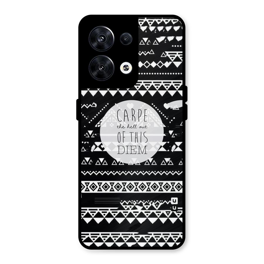 Hell Diem Metal Back Case for Oppo Reno8 5G