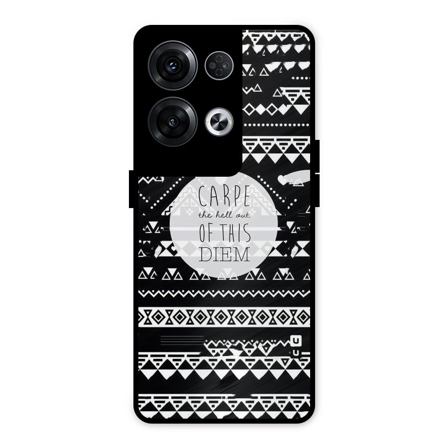 Hell Diem Metal Back Case for Oppo Reno8 Pro 5G