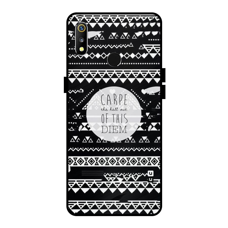 Hell Diem Metal Back Case for Realme 3