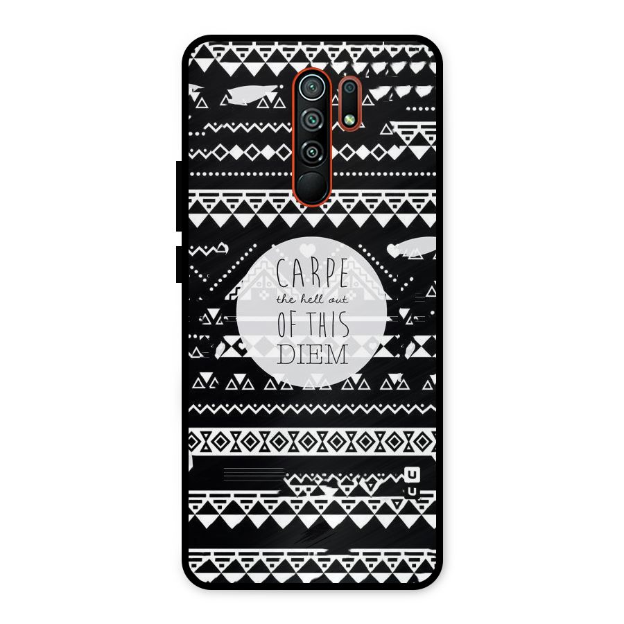 Hell Diem Metal Back Case for Redmi 9 Prime