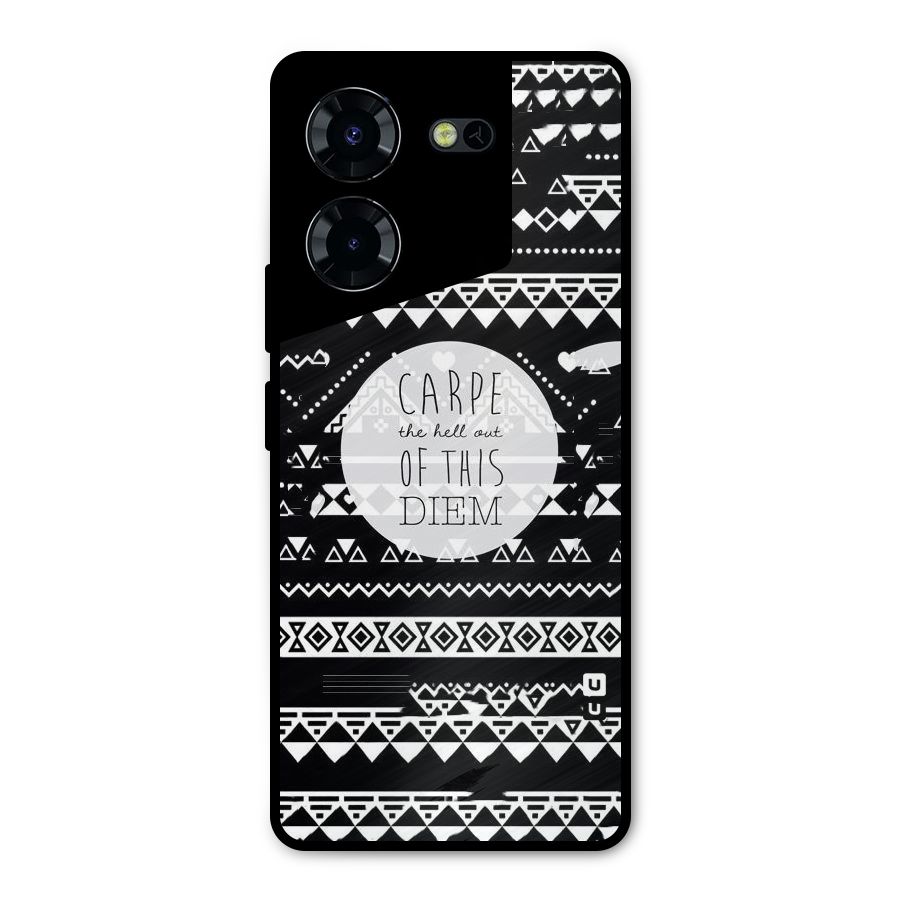 Hell Diem Metal Back Case for Tecno Pova 5 Pro 5G