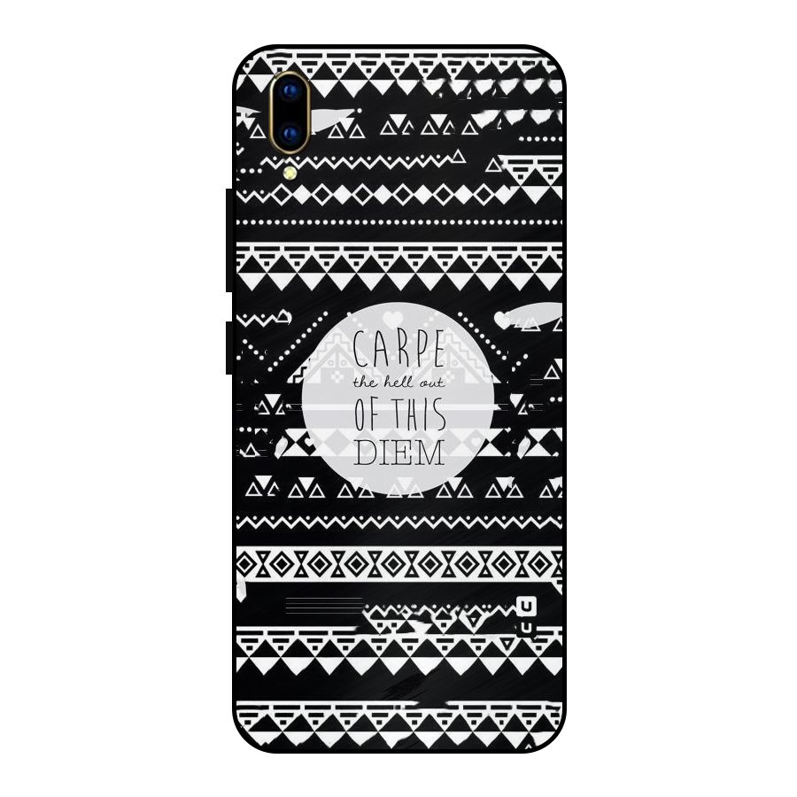 Hell Diem Metal Back Case for Vivo V11 Pro