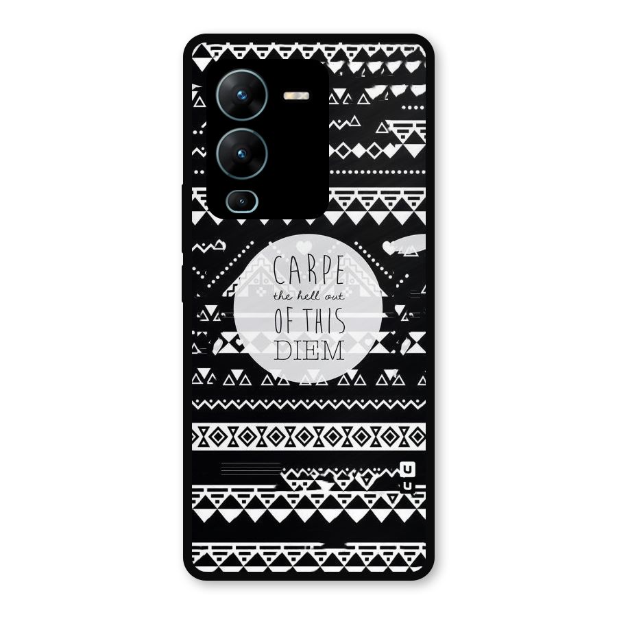 Hell Diem Metal Back Case for Vivo V25 Pro