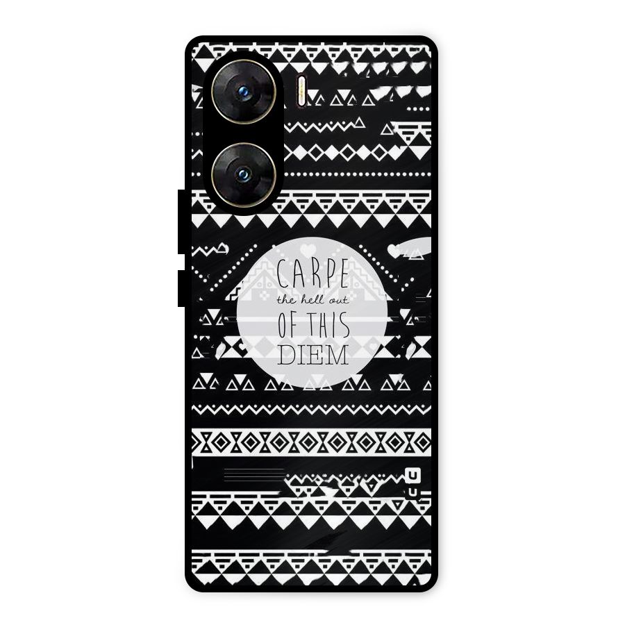 Hell Diem Metal Back Case for Vivo V29e