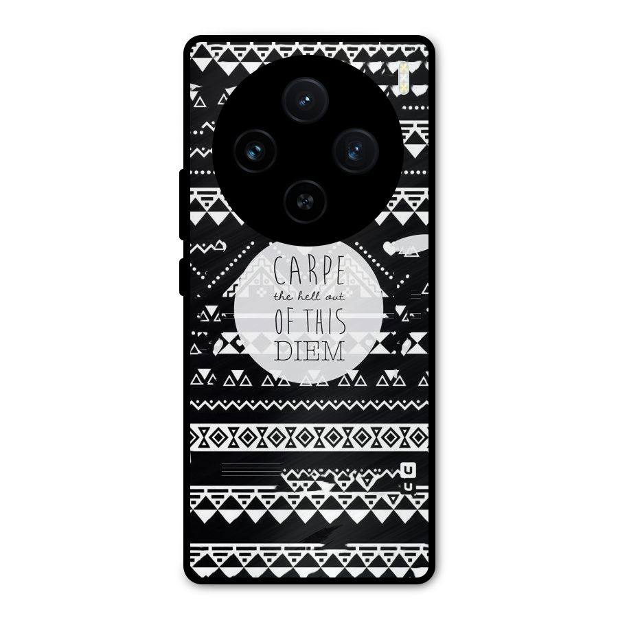 Hell Diem Metal Back Case for Vivo X100