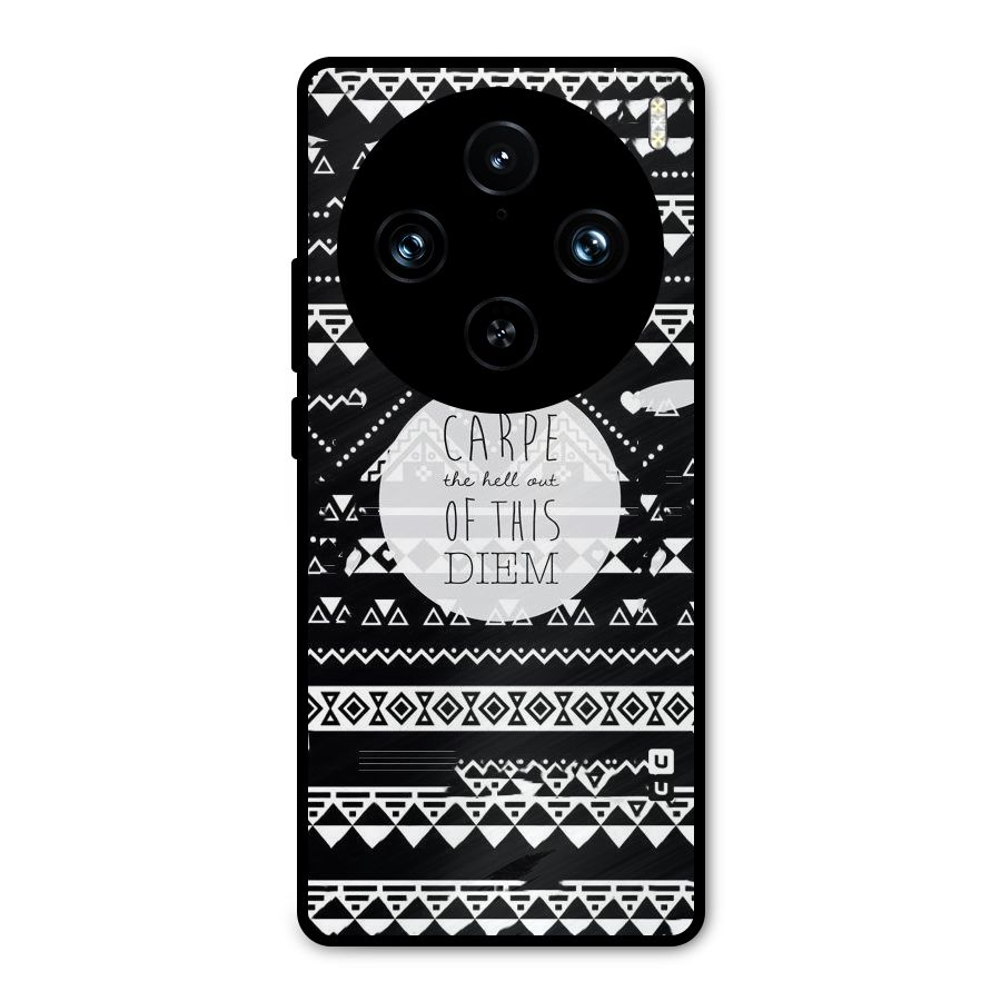Hell Diem Metal Back Case for Vivo X100 Pro