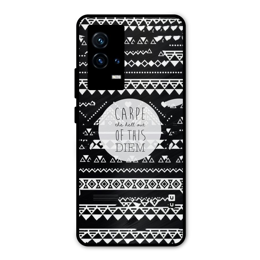 Hell Diem Metal Back Case for iQOO 9 5G