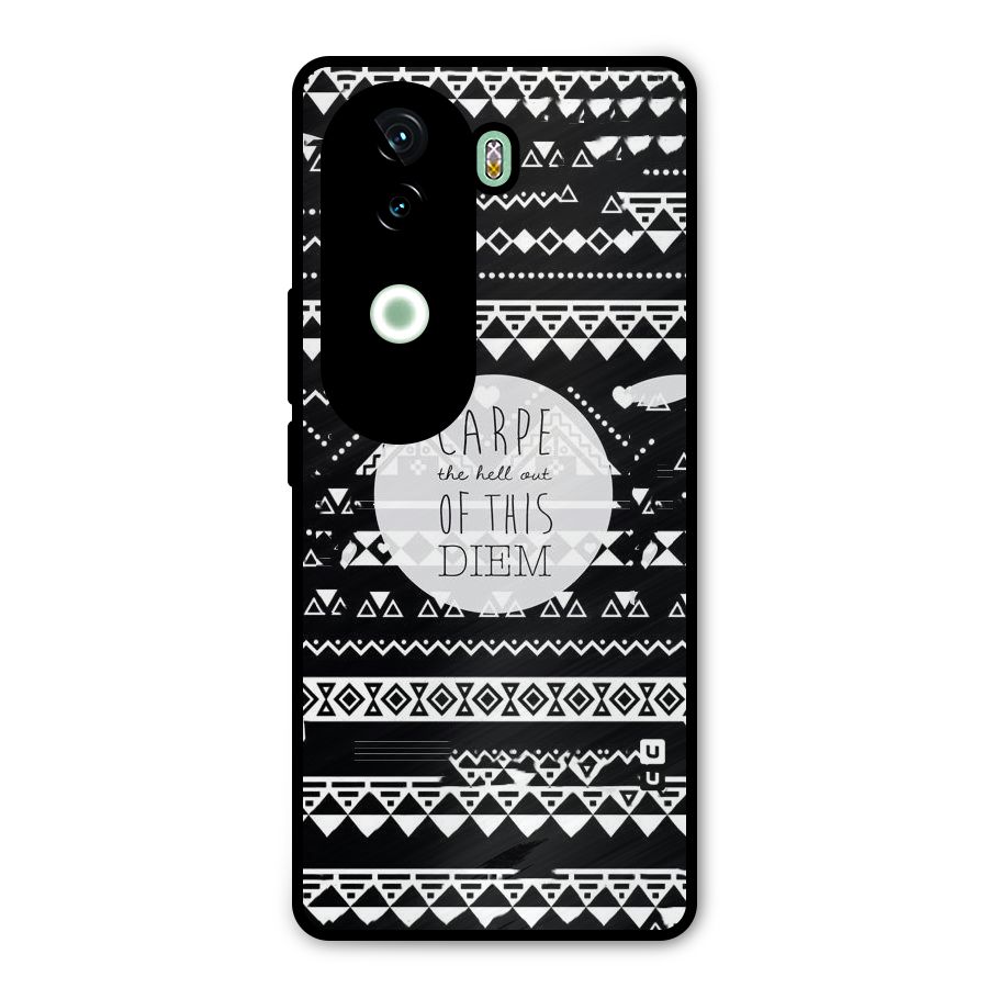 Hell Diem Metal Back Case for iQOO Z9s
