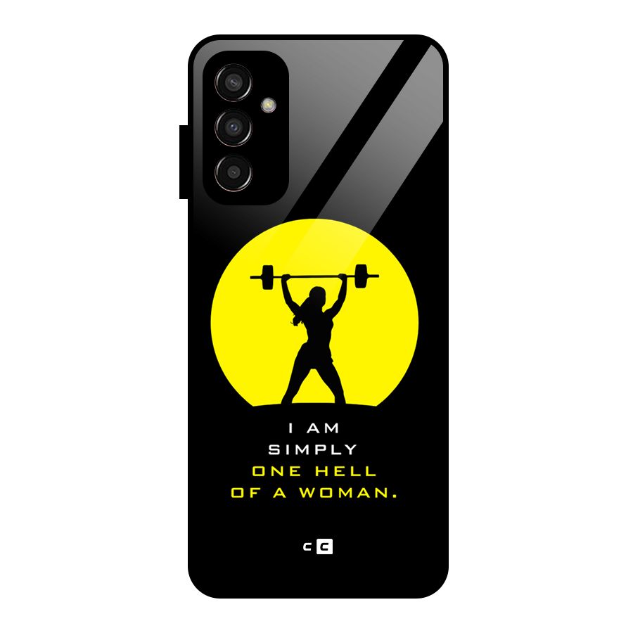 Hell Women Glass Back Case for Galaxy F13