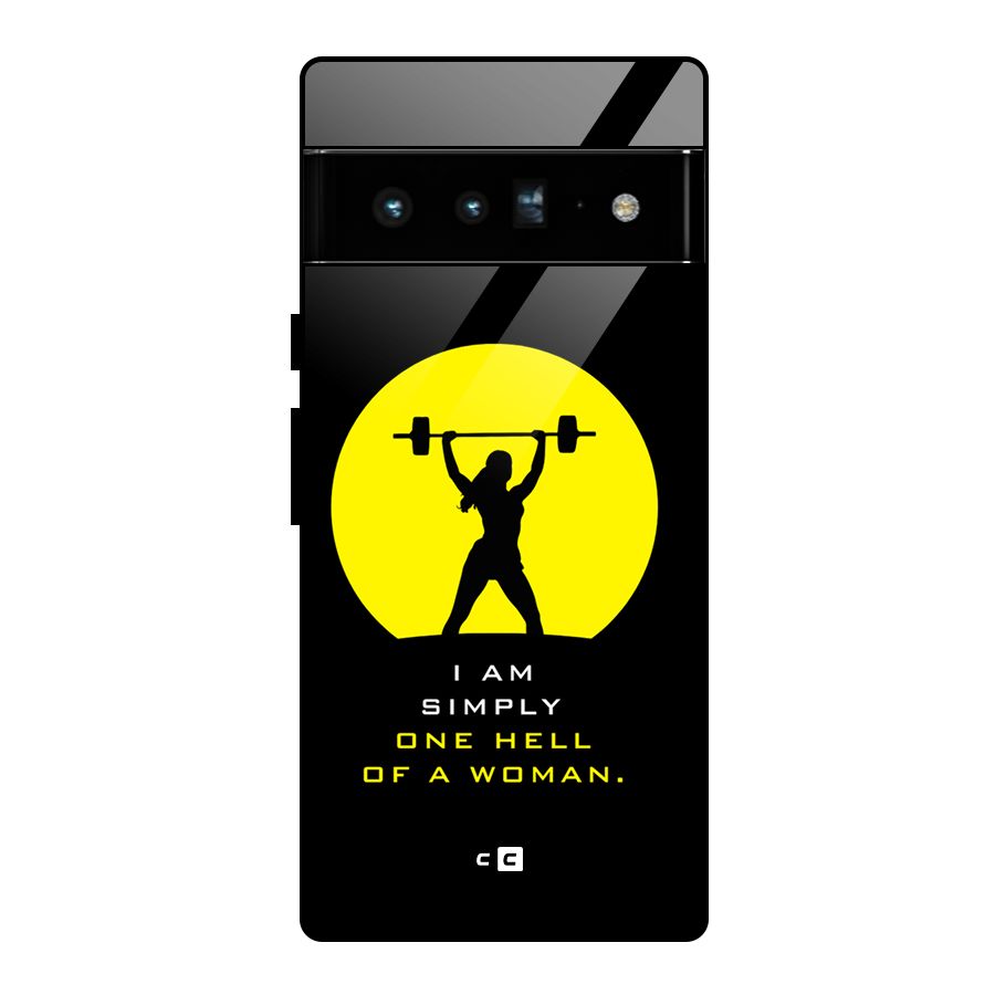 Hell Women Glass Back Case for Google Pixel 6 Pro