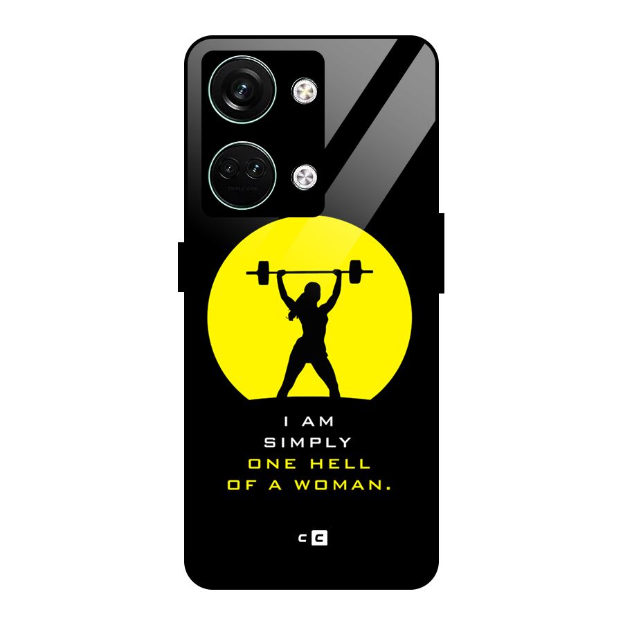 Hell Women Glass Back Case for Oneplus Nord 3