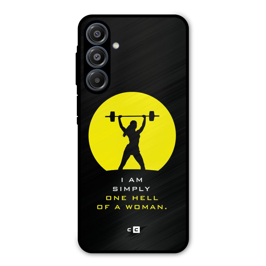 Hell Women Metal Back Case for Galaxy A16 5G