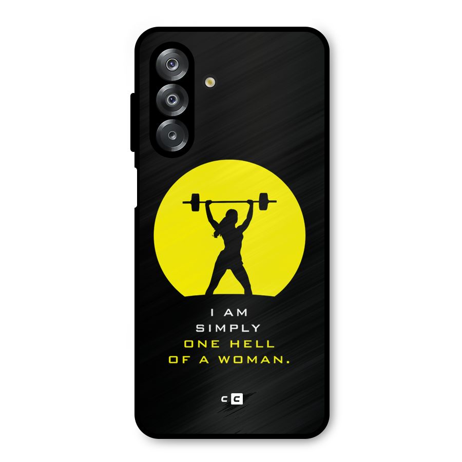 Hell Women Metal Back Case for Galaxy A26